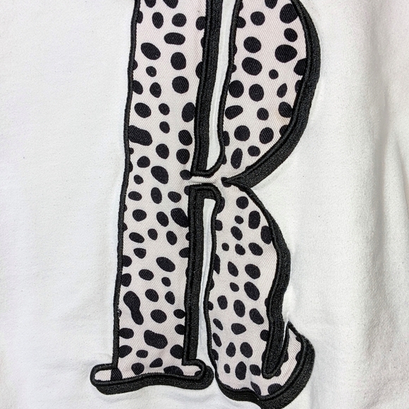 Leopard Print "R" Monogram Vintage Sweatshirt - Picture 3 of 6